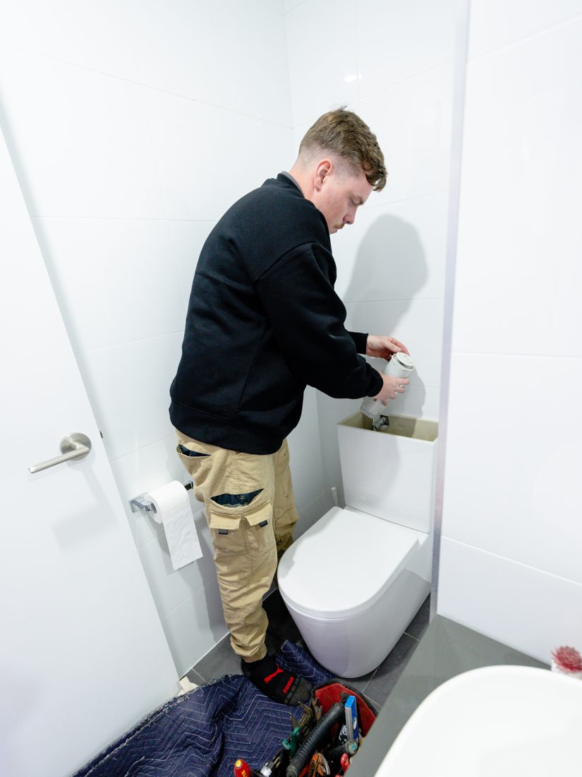 Toilet cistern repair